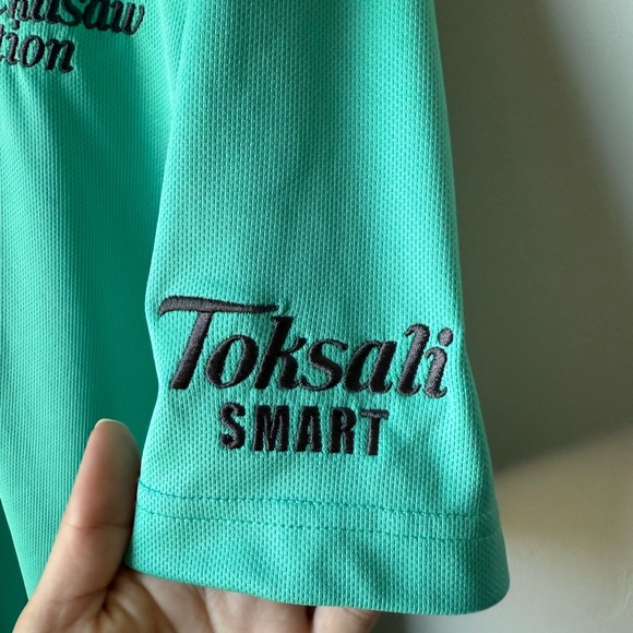 Paragon Men's Aqua Polo Shirt - Picture 2 of 5